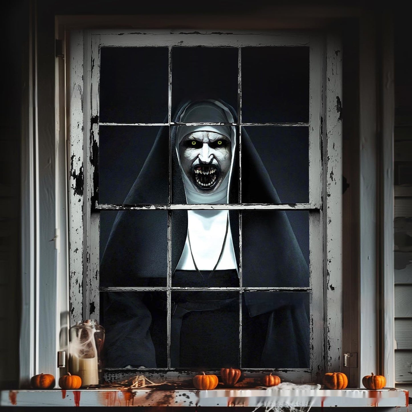 Haunted 3D Window Décor