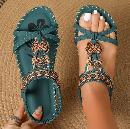 Elegant Retro Summer Sandals