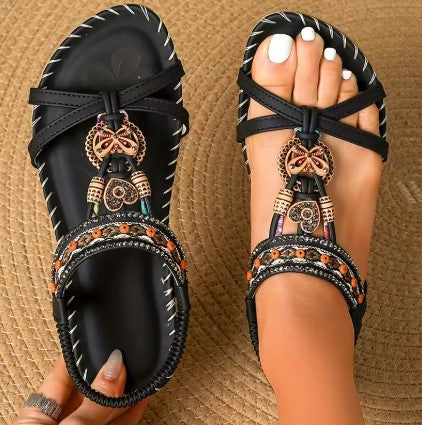 Elegant Retro Summer Sandals