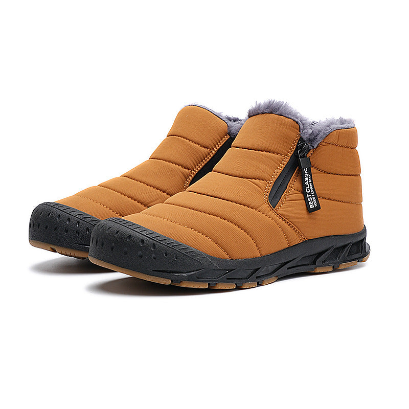 SnowSafe™ Zip Boots — Waterproof Warmth in Every Step
