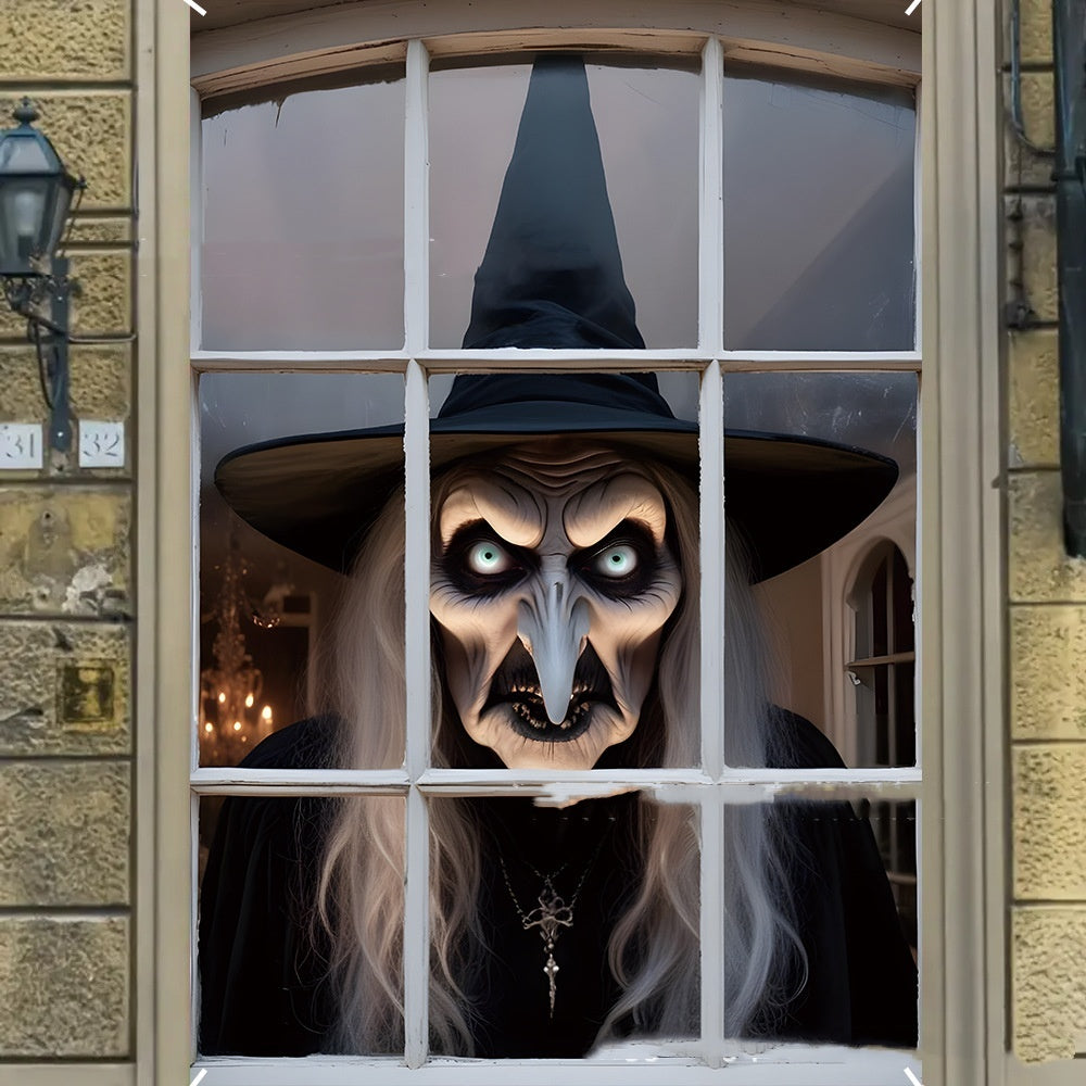 Haunted 3D Window Décor