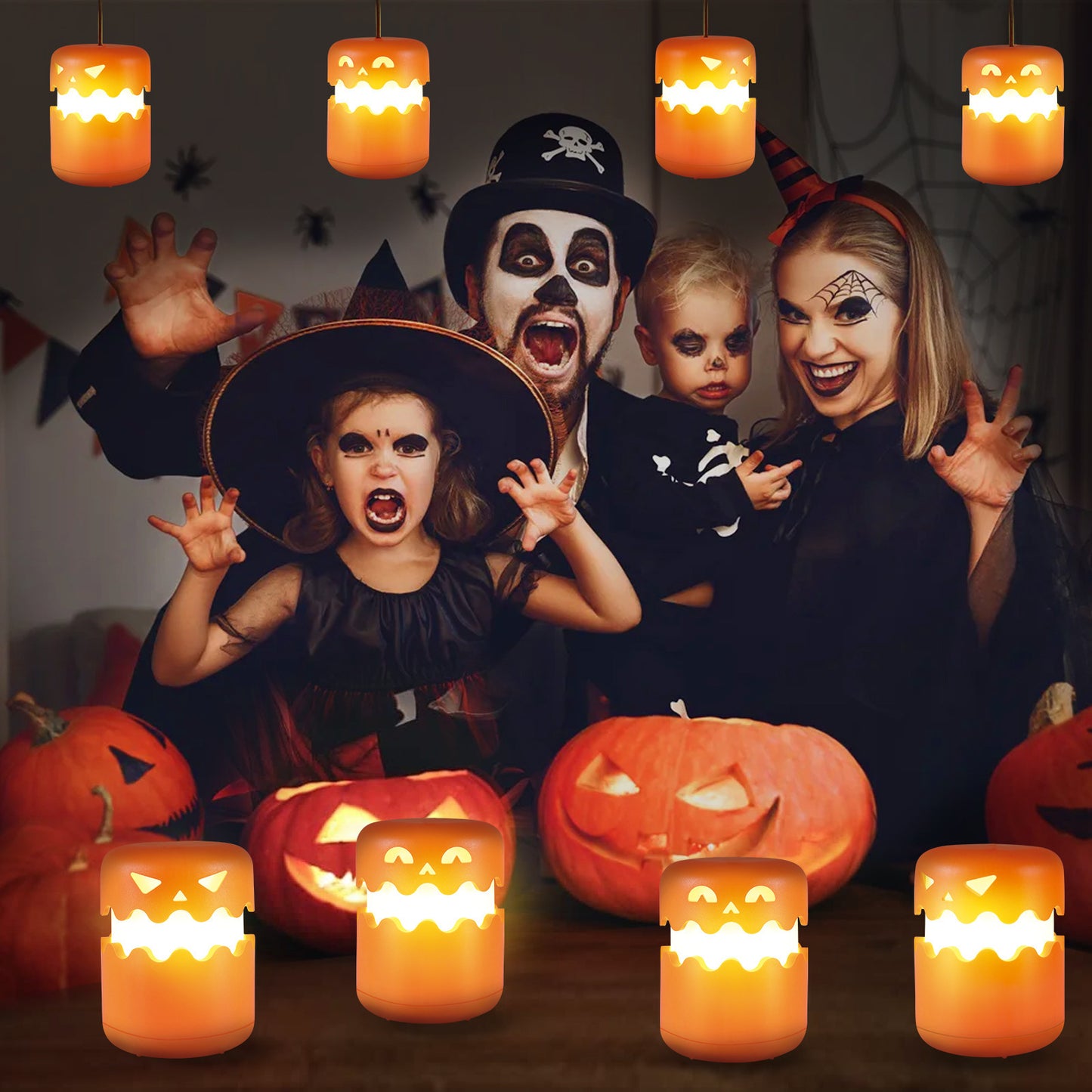 Portable Halloween Pumpkin Lamp