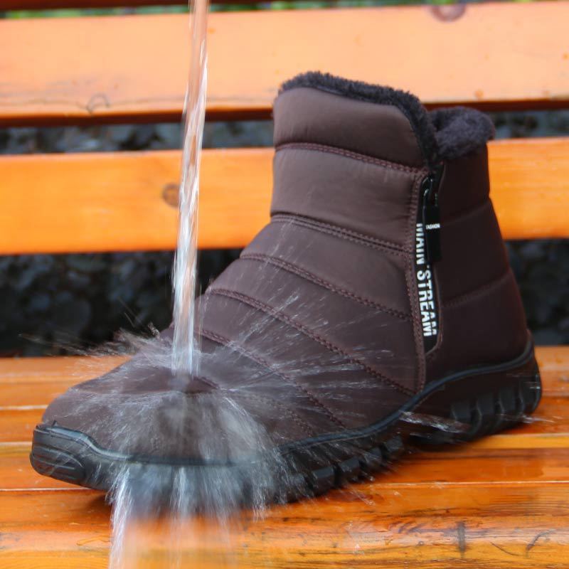 SnowSafe™ Zip Boots — Waterproof Warmth in Every Step