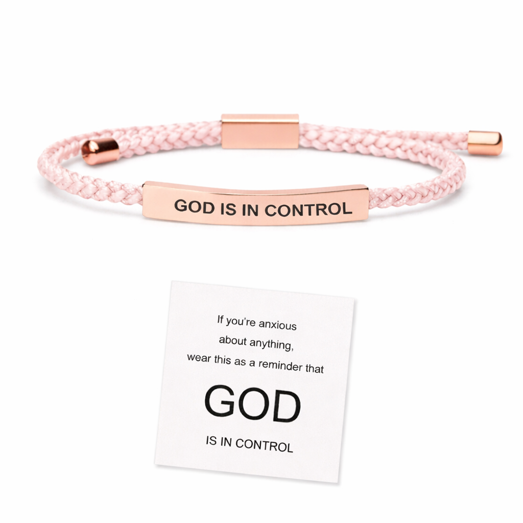 ✝️Faith & Comfort Bracelet “GOD IS IN CONTROL”