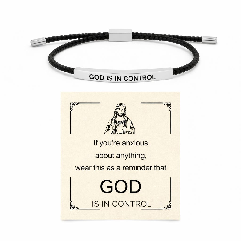 ✝️Faith & Comfort Bracelet “GOD IS IN CONTROL”