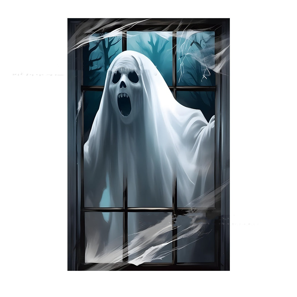 Haunted 3D Window Décor