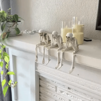 Spooky Skulls Halloween Decor