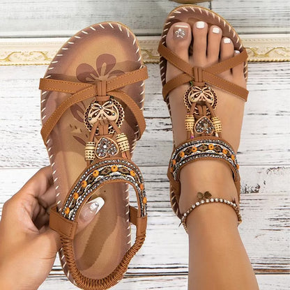 Elegant Retro Summer Sandals